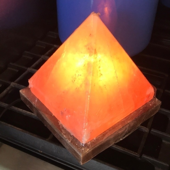 Large Pyramid Himalayan Salt Electrical Lamp